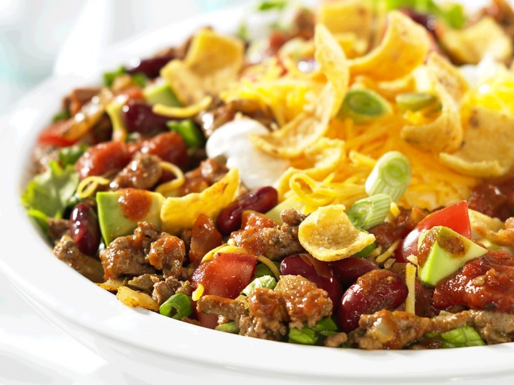 Taco Ground Beef Salad Recipe